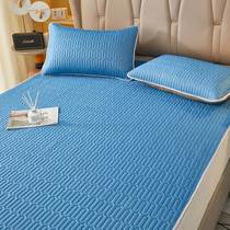 Latex Cool Mat Ice Silk Student Dorm Room Single Bed Mat Washable Folding Mat bunk up and down Sleeping Room Winter Summer Dual-use