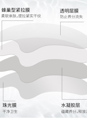 凝水微晶额头纹贴去川字纹神器提拉紧致淡化细纹抬头纹眉间纹面膜