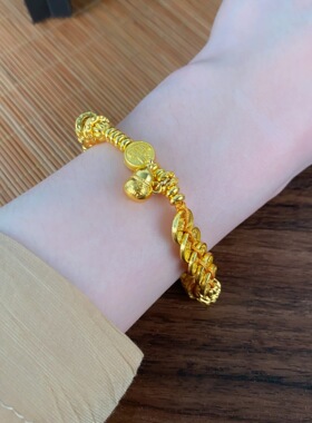 新中式五帝钱葫芦串珠手链轻奢复古设计手串民族风百搭手饰配件潮