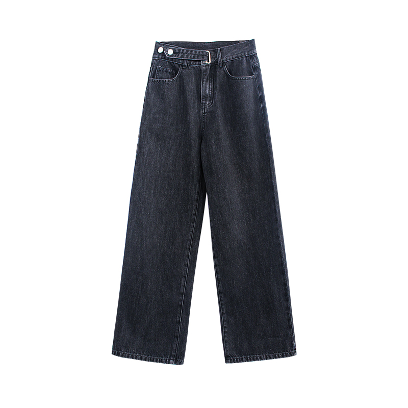 直筒2020年秋冬新款宽松的牛仔裤 未羽服饰牛仔裤