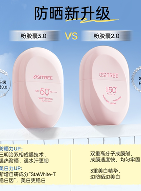 【蔡徐坤同款】柳丝木防晒霜美白高倍户外稳白温和修护防晒乳