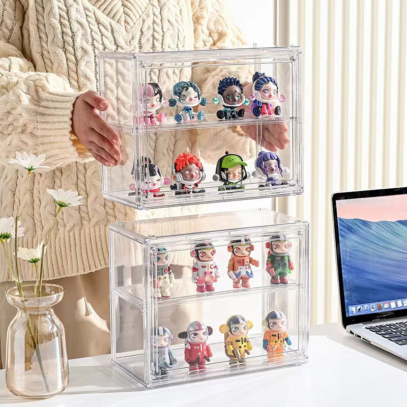 盲盒手办展示架收纳壁挂式模型摆件柜泡泡玛特亚克力挂墙展示盒,淘宝优惠券,粉丝福利购,淘宝优惠卷