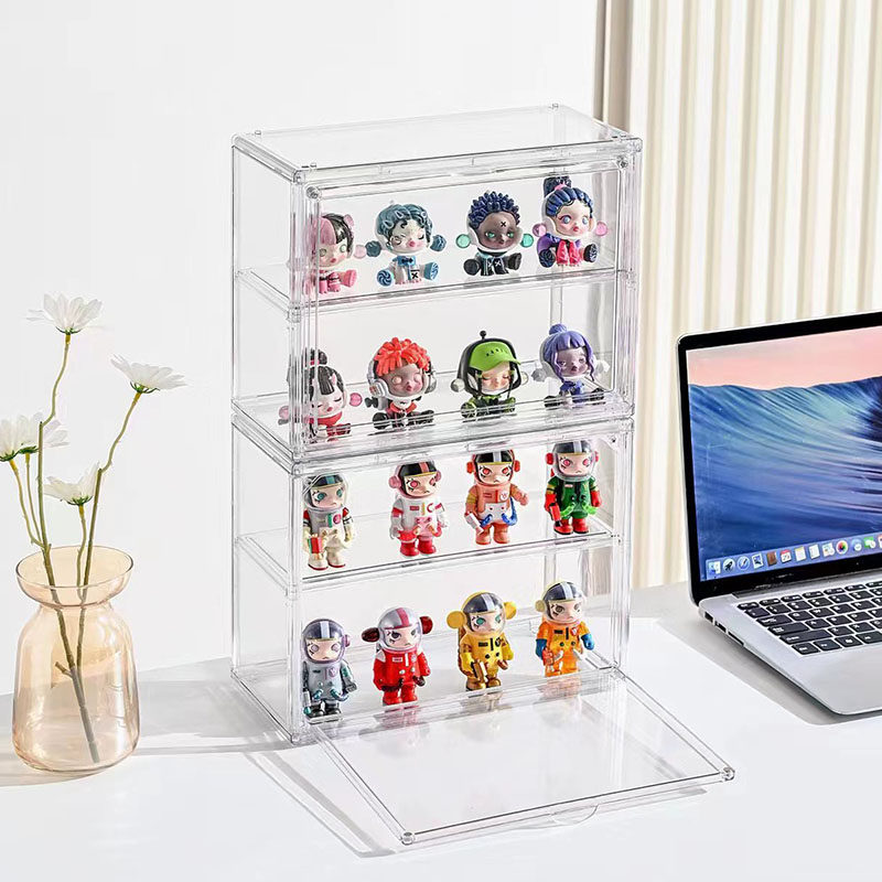 盲盒手办展示架收纳壁挂式模型摆件柜泡泡玛特亚克力挂墙展示盒,淘宝优惠券,粉丝福利购,淘宝优惠卷