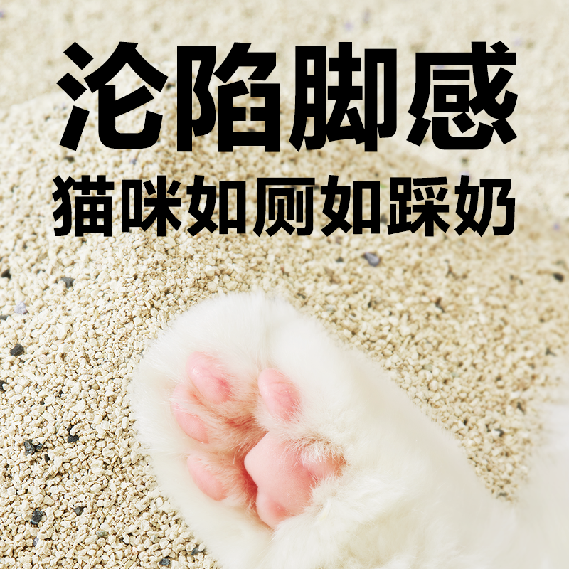 网易严选猫砂聚能省原矿矿砂无尘除臭强吸水膨润土物质猫沙