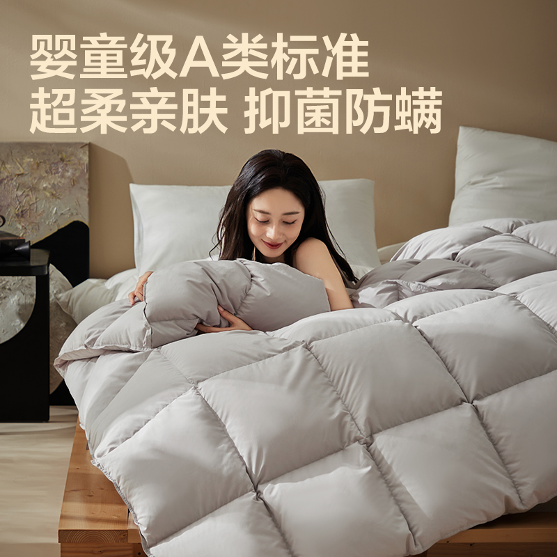 网易严选羽绒被冬被加厚官方正品白鹅绒被芯被子鹅绒被