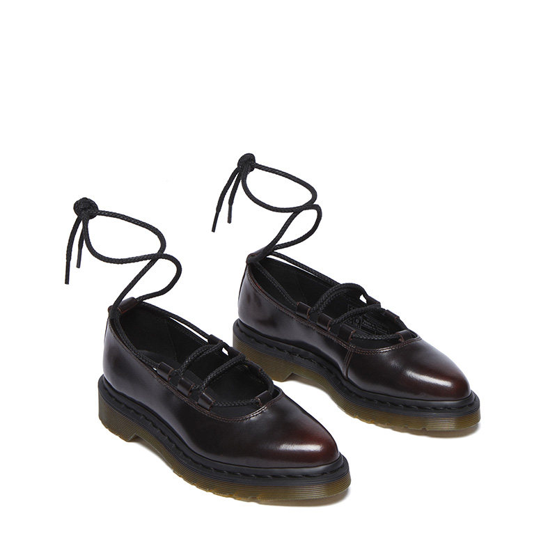 Dr.Martens马丁博士Elphie II女尖头系带芭蕾风皮鞋浅口玛丽珍鞋,淘宝优惠券,粉丝福利购,淘宝优惠卷