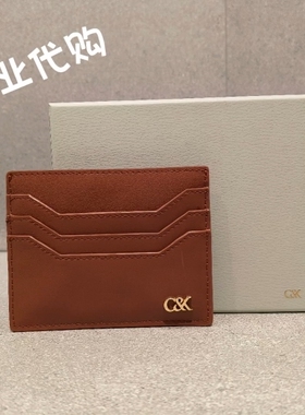 CHARLES&KEITH 春季SL6-50681124六卡位头层牛皮钱包女包男卡包