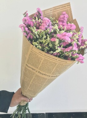 多头玫瑰干花花束北欧小清新文艺