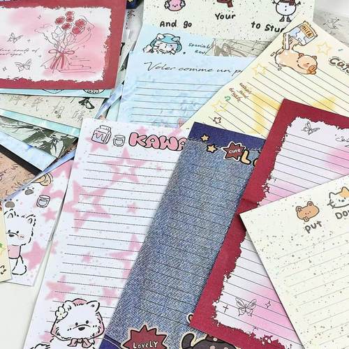 热门信封信纸套装盲盒大合集ins简约手写祝福创意高级留言信筏 - 图3