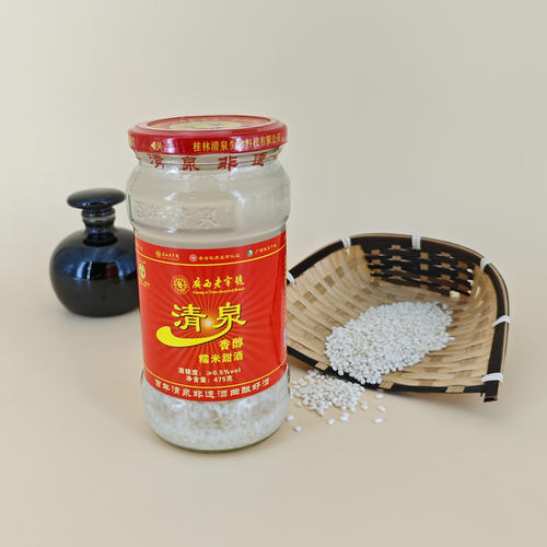 桂林清泉香醇糯米甜酒475ml*6瓶广西老字号本店爆款醪糟米酒厂家 - 图0