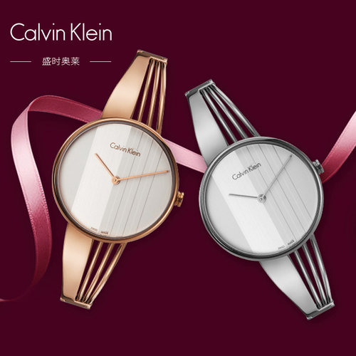 Calvin Klein正品小金表ins风石英简约手表 - 图0