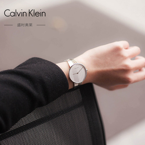 Calvin Klein正品小金表ins风石英简约手表 - 图1