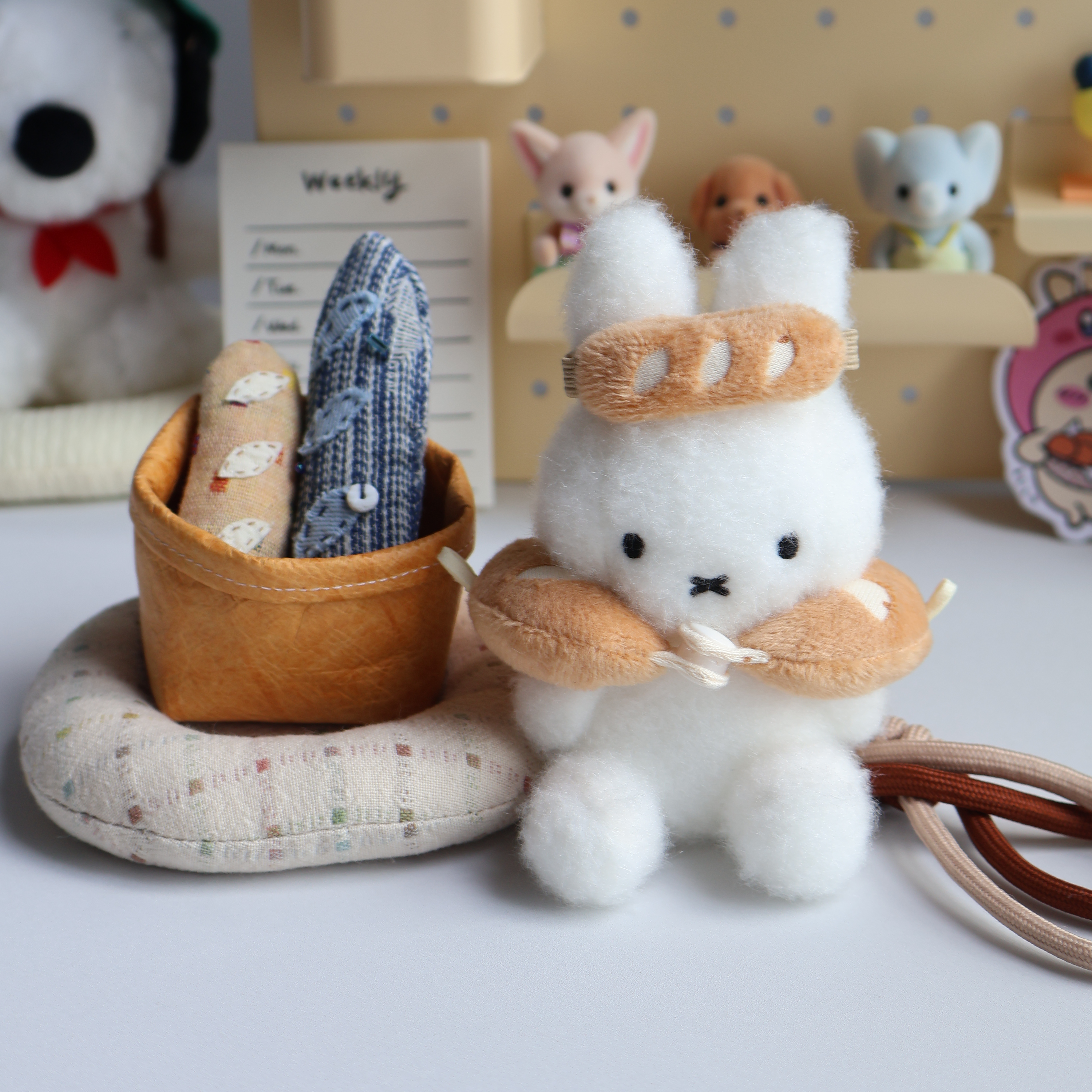 【小小小薪】藜麦面包U型枕眼罩挂件三件套娃用道具（送挂绳）,淘宝优惠券,粉丝福利购,淘宝优惠卷