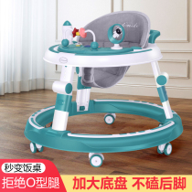 Baby walkway car anti-type leg 2021 new 6 to 18 month baby multifunction anti-side trolley children