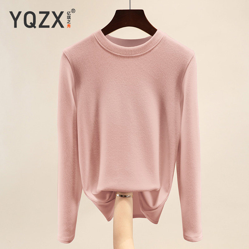 双面德绒打底衫女内搭秋冬加绒加厚 亿琪之秀T恤