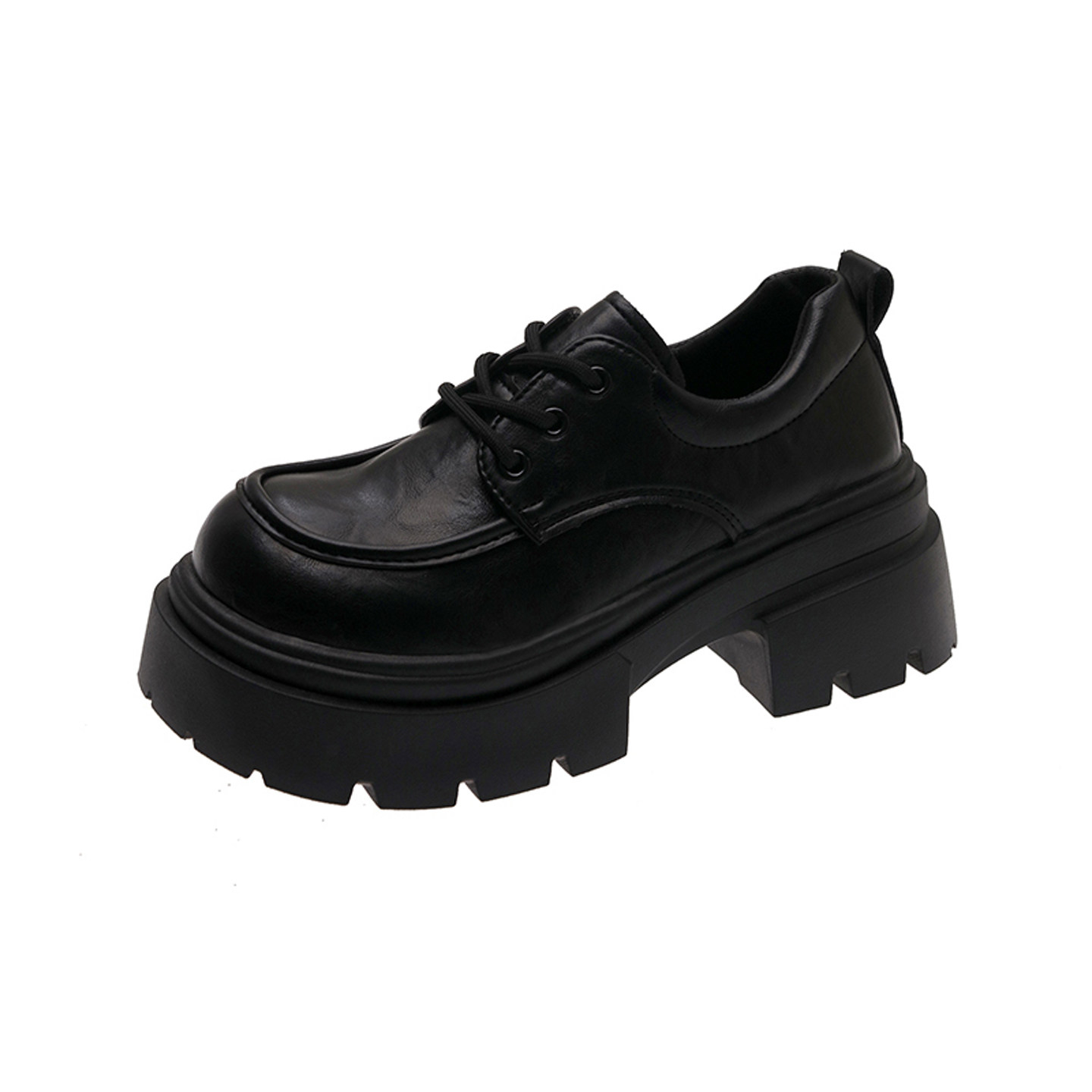 英伦风厚底系带小皮鞋女春秋绝美单鞋2026新款配裙子乐福玛丽珍鞋,淘宝优惠券,粉丝福利购,淘宝优惠卷