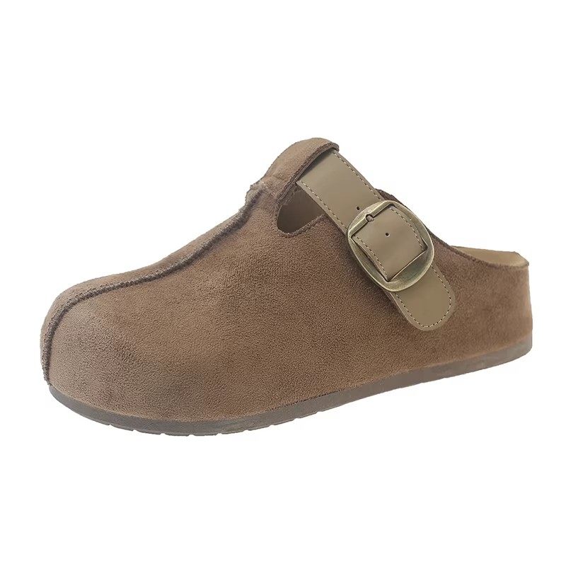 小个子增高勃肯鞋女2026春季新款时尚百搭包头半拖鞋外穿气质拖鞋,淘宝优惠券,粉丝福利购,淘宝优惠卷