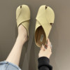 New Korean style comfortable soft-soled toe-cap slippers