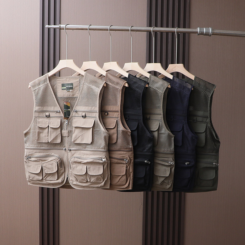 多功能战术马甲速干透气夏季男士多口袋户外野钓登山运动马甲背心,淘宝优惠券,粉丝福利购,淘宝优惠卷