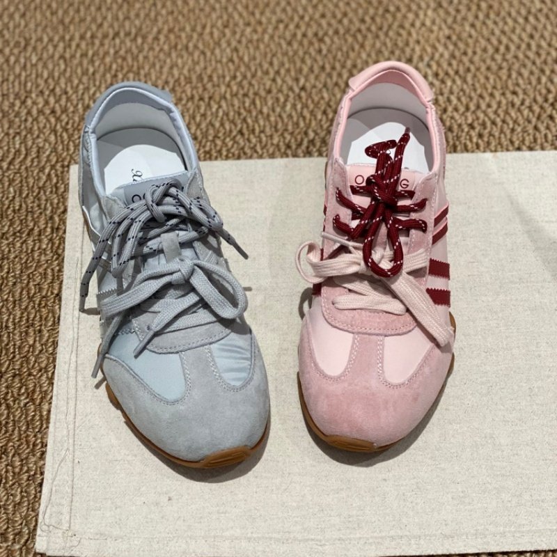 2026春季爆款复古德训鞋女系带圆头平底休闲运动鞋防滑百搭阿甘鞋,淘宝优惠券,粉丝福利购,淘宝优惠卷