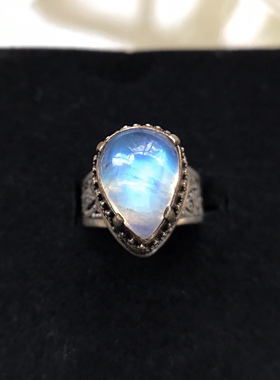 月光石月光石925蓝光复古