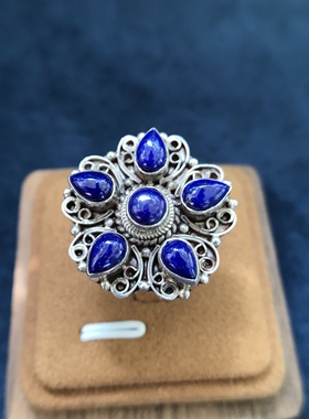 天然青金石青金石天然原矿复古