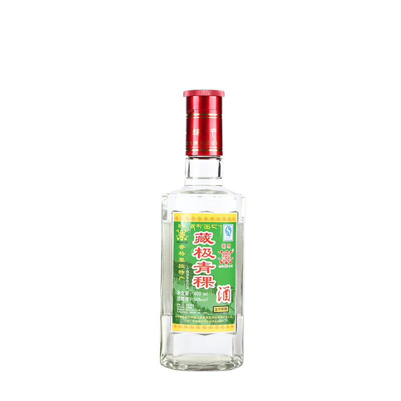 藏极青稞酒五年陈酿 50度 400ml*1/6瓶云南香格里拉 小曲清香白酒