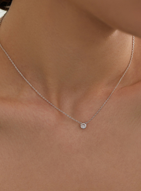 小众设计高级感圆钻项链女生礼物