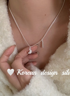 SASA925银锁骨链2025春夏项链