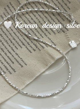 SASA925银蛇骨链韩国小清项链