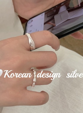 SASA银韩版ins风简戒指/指环