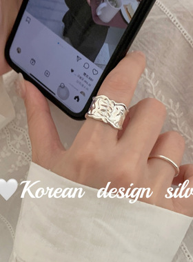 SASA银韩国ins风重戒指/指环