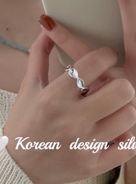 SASA银韩国性冷淡风戒指/指环