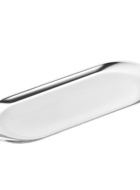 北欧金色椭圆托盘不锈钢首饰盘