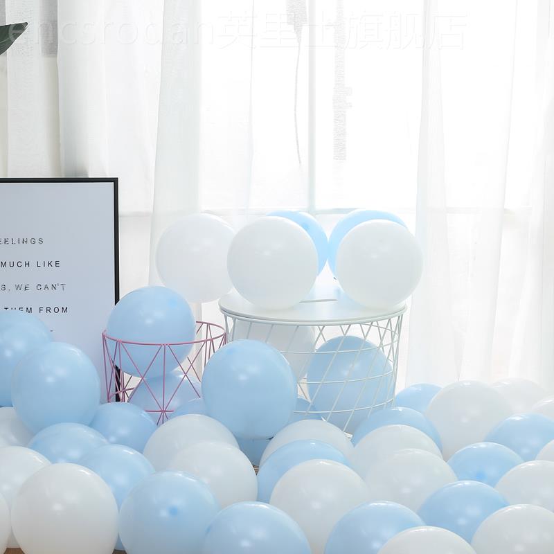 ins网红马卡龙色气球儿童生日派对场景布置求婚结婚房间装饰用品 - 图2