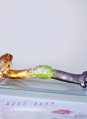 琉璃翔龙如意吉祥摆件商务礼品