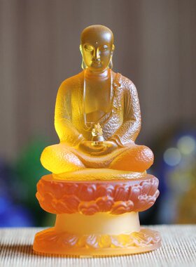 古法琉璃地藏王菩萨寺庙供奉佛像