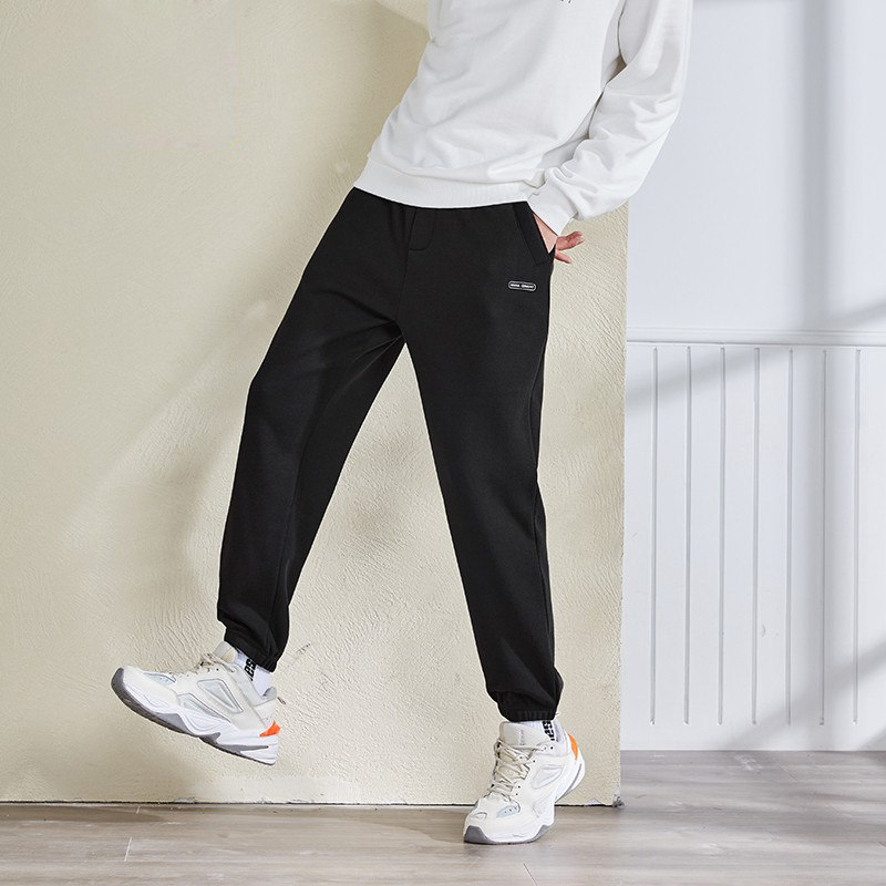 唐狮灰色2021秋季新款韩版休闲裤子 唐狮喜之乐休闲裤