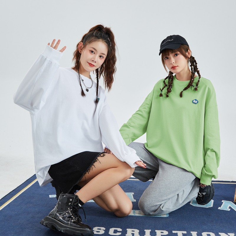 唐狮2022年春夏新款长袖t恤打底衫 唐狮喜之乐T恤