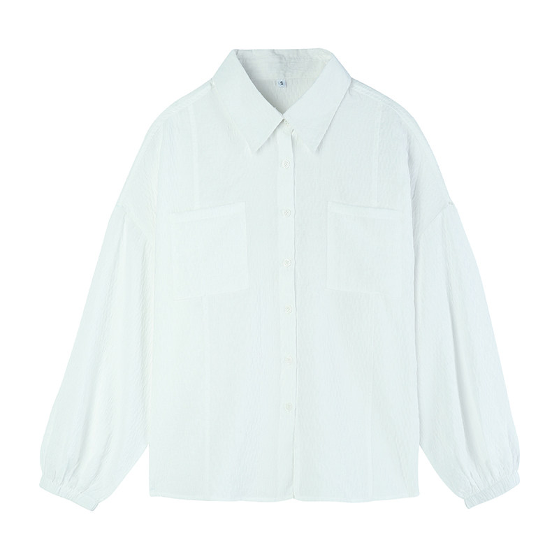 唐狮长袖女2021秋新款韩版小众衬衫 唐狮喜之乐衬衫