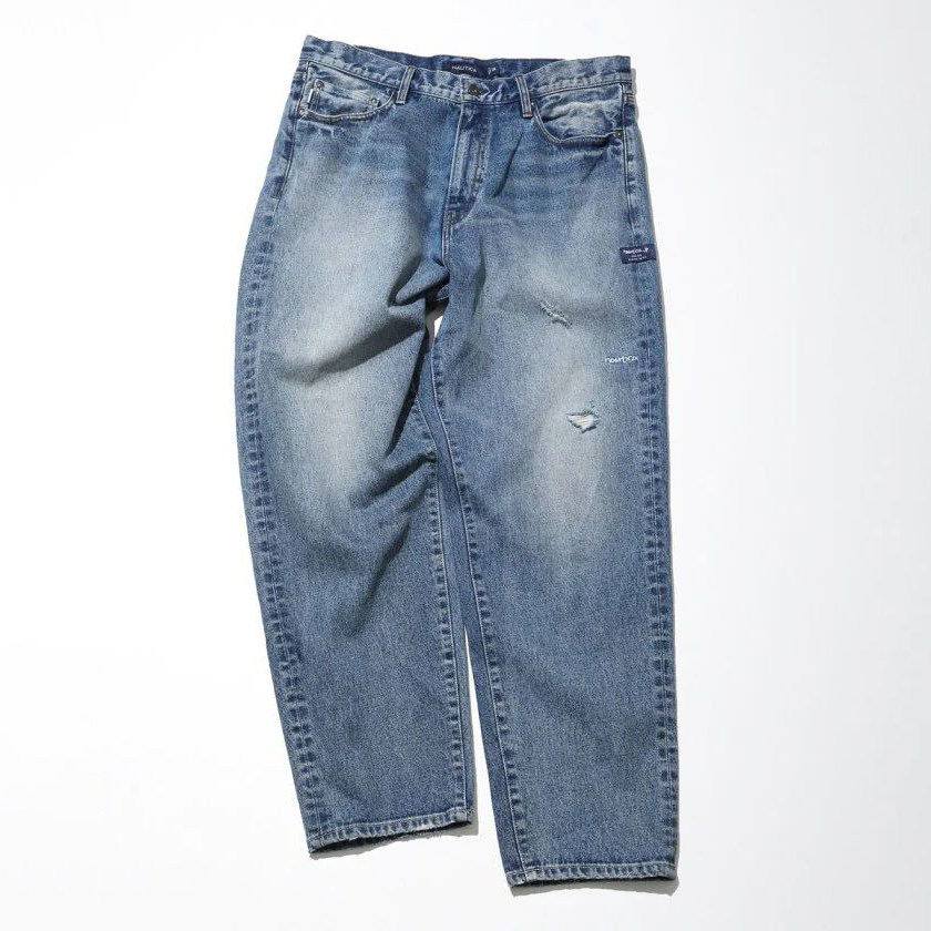 [5折现货]BD CAVEMPT长谷川监制漂白洗水刀割破坏宽松牛仔长裤,淘宝优惠券,粉丝福利购,淘宝优惠卷