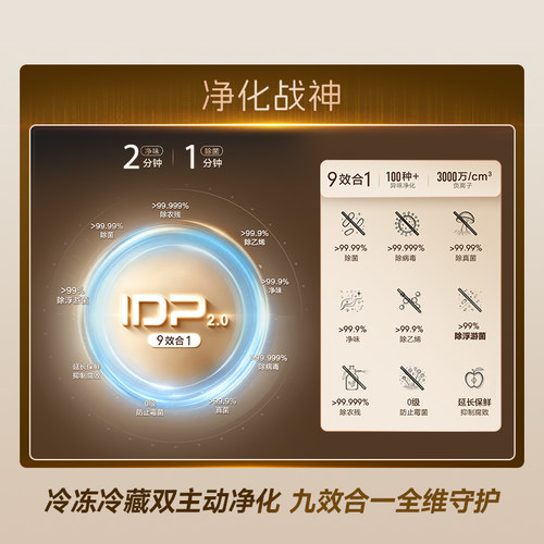 新款容声战神556L十字四开门双系统家用电冰箱一级能效国家补贴 - 图1