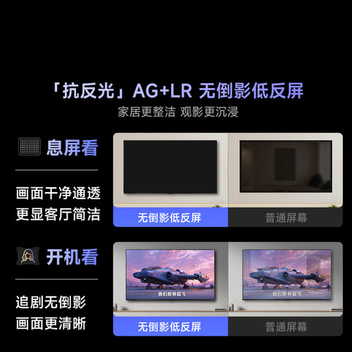 Vidda R Pro 75英寸 海信电视 不反光真4K 电视机以旧换新补贴85 - 图1