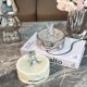 Cheese ceramic ashtray with lid Nordic personality trend light luxury home high-end living room office ashtray