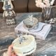 Cheese ceramic ashtray with lid Nordic personality trend light luxury home high-end living room office ashtray