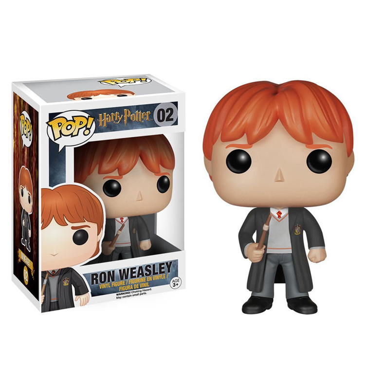 Funko POP 哈利波特Harry Potter伏地魔罗恩赫敏马尔福手办钥匙扣 - 图2