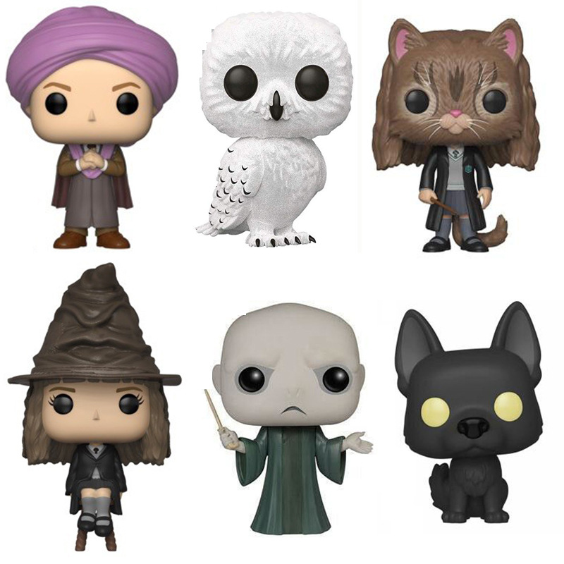 Funko POP哈利波特猫头鹰海德薇布莱克的狗猫头赫敏伏地魔手办-图3