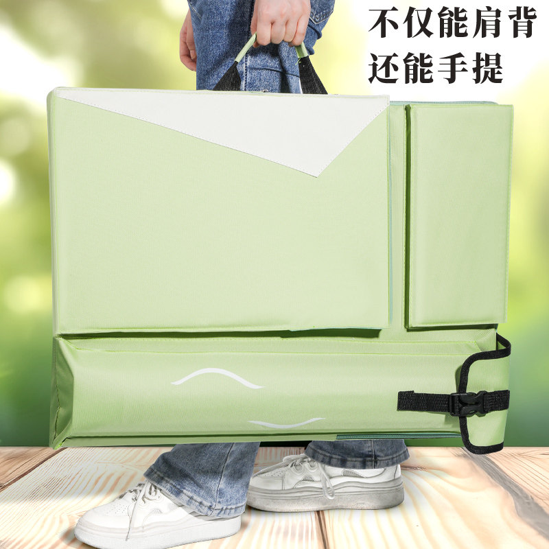 4K画包美术生专用画袋绘画素描包大容量画板袋户外写生包双肩收纳可手提艺考联考试美术背包A2多功能画具画架