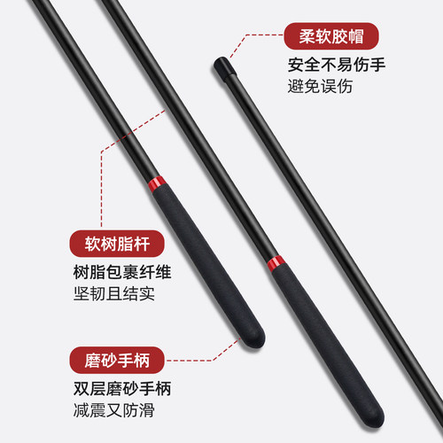 树脂教鞭教师专用指字棒老师上课黑板教杆教具儿童家用劝学习指挥棒教棍教棒小学生阅读指读读书指示教尺教条 - 图1