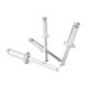Aluminum core rivet round head opening
